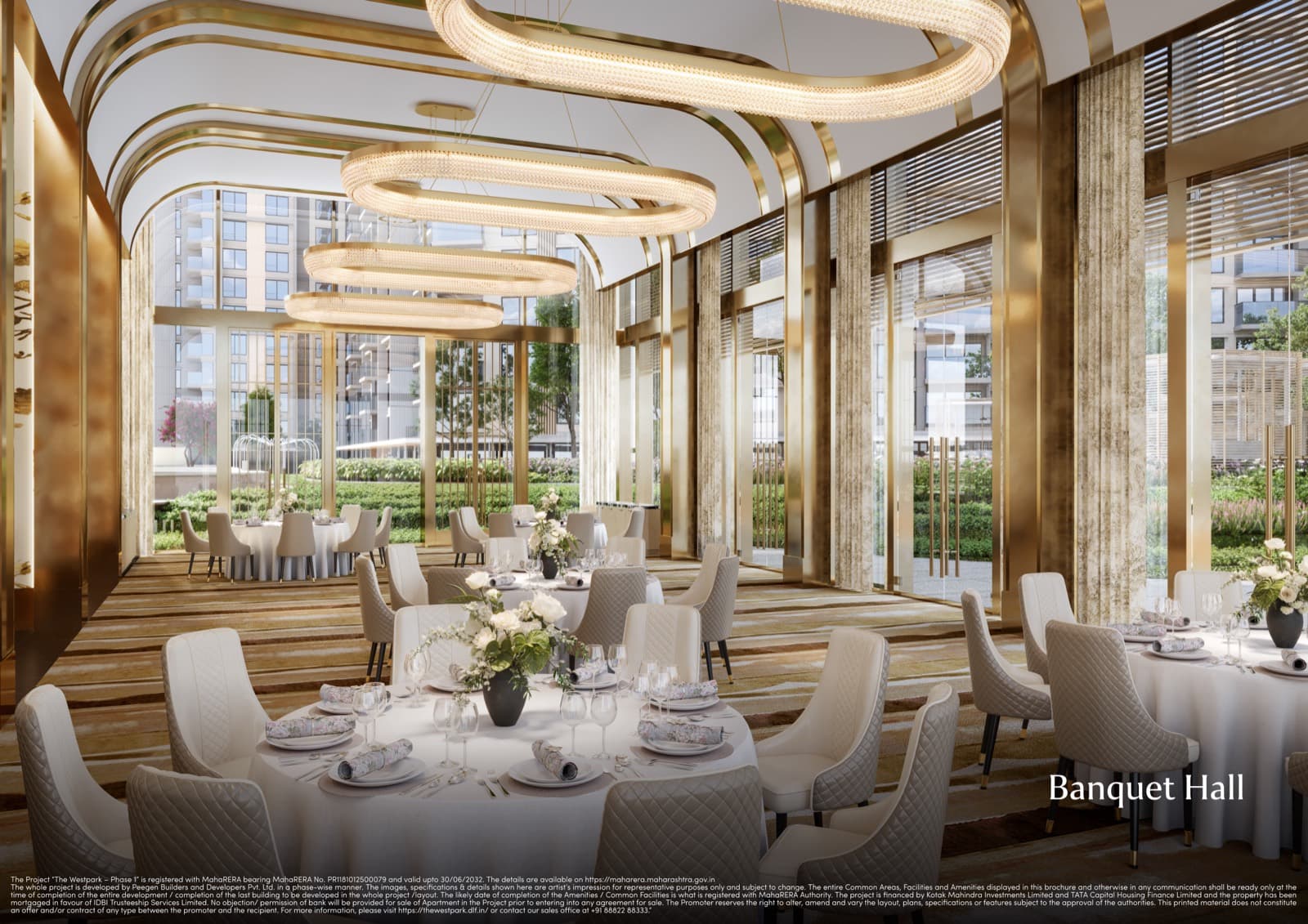 DLF Westpark banquet hall render