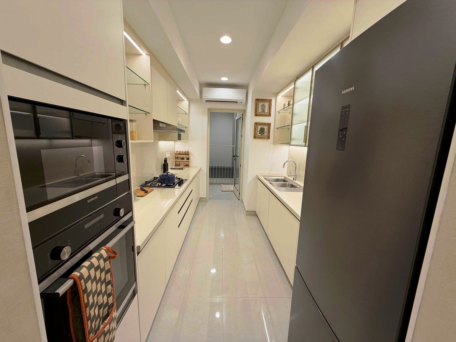 DLF Westpark show apartment kitchen