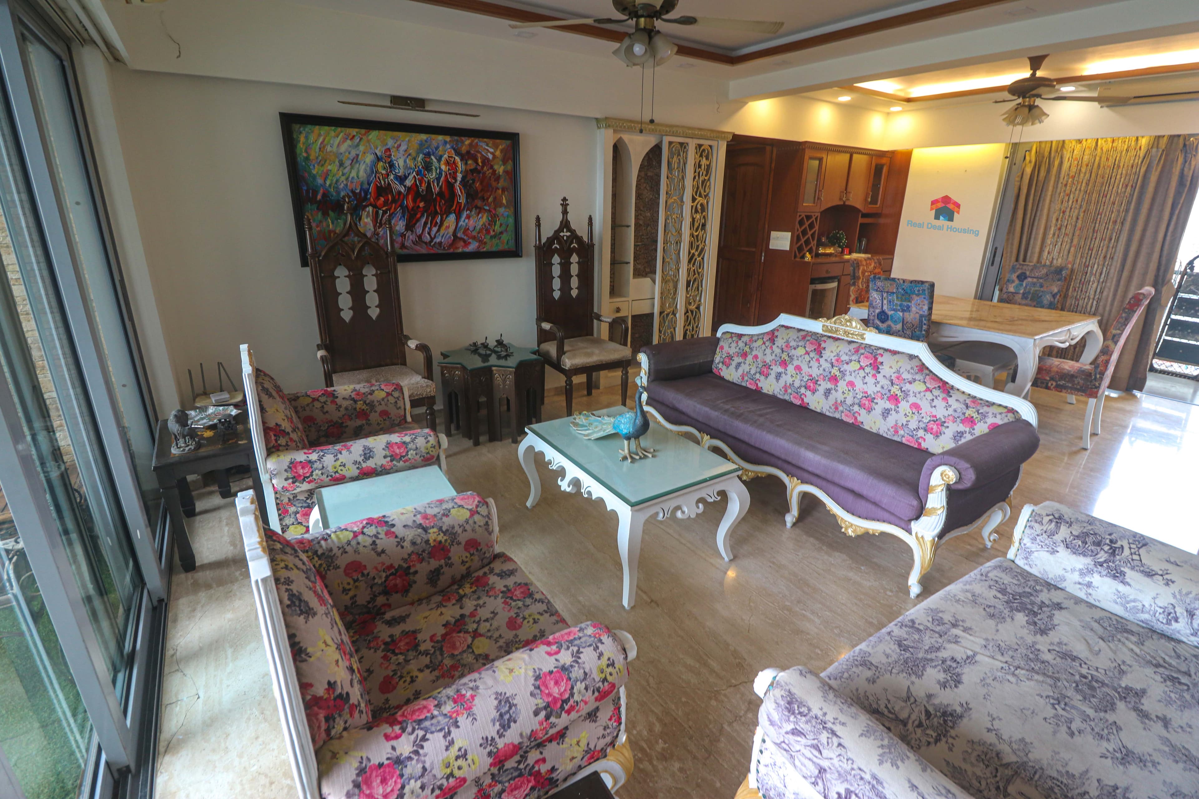 Interior of an exclusive 3.5 BHK apartment in Imperial Heights